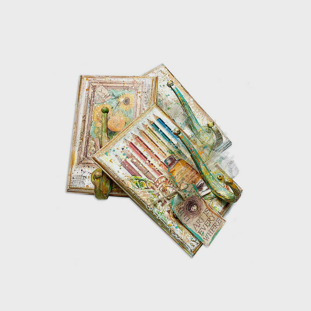 Set Bastelpapier Artelier Sara, 20,3 x 20,3 cm, Stamperia (21)