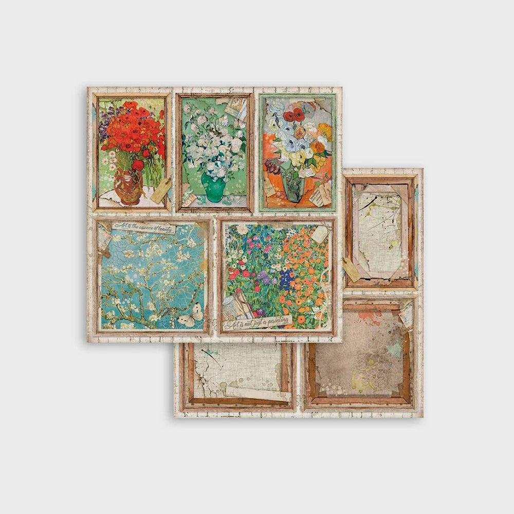 Set Bastelpapier Artelier Sara, 20,3 x 20,3 cm, Stamperia (3)