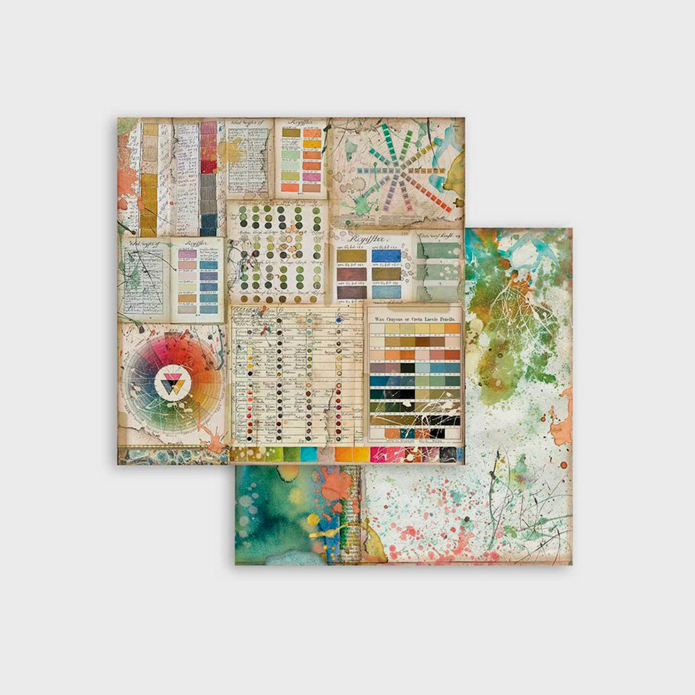 Set Bastelpapier Artelier Sara, 20,3 x 20,3 cm, Stamperia (2)