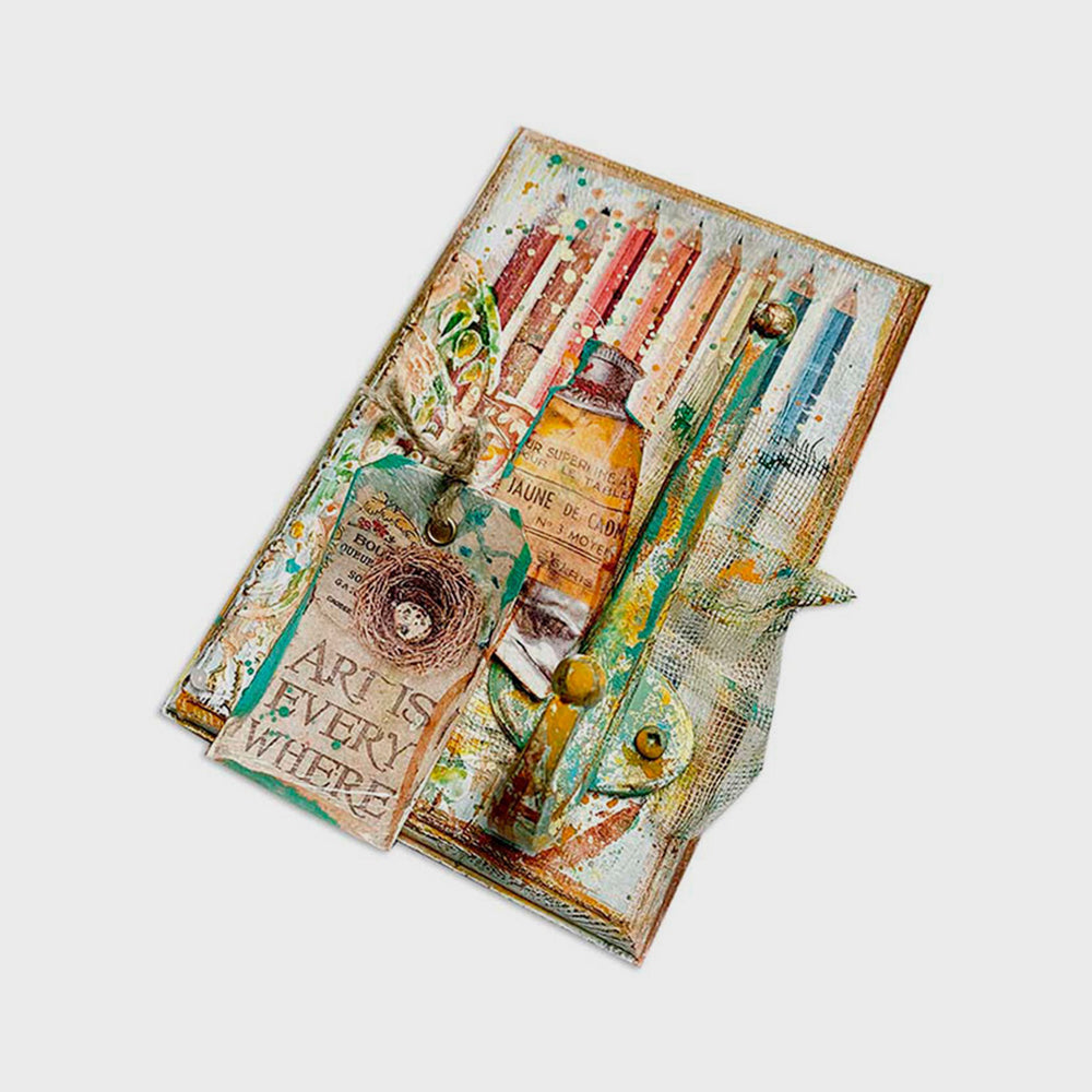 Set Bastelpapier Artelier Sara, 20,3 x 20,3 cm, Stamperia (14)