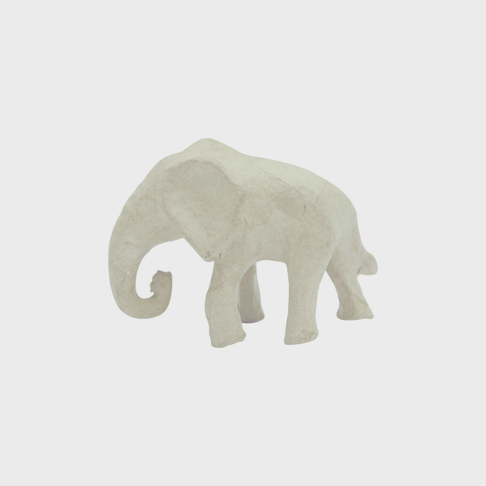 Afrikanischer Elefant Pappe, Décopatch (1)