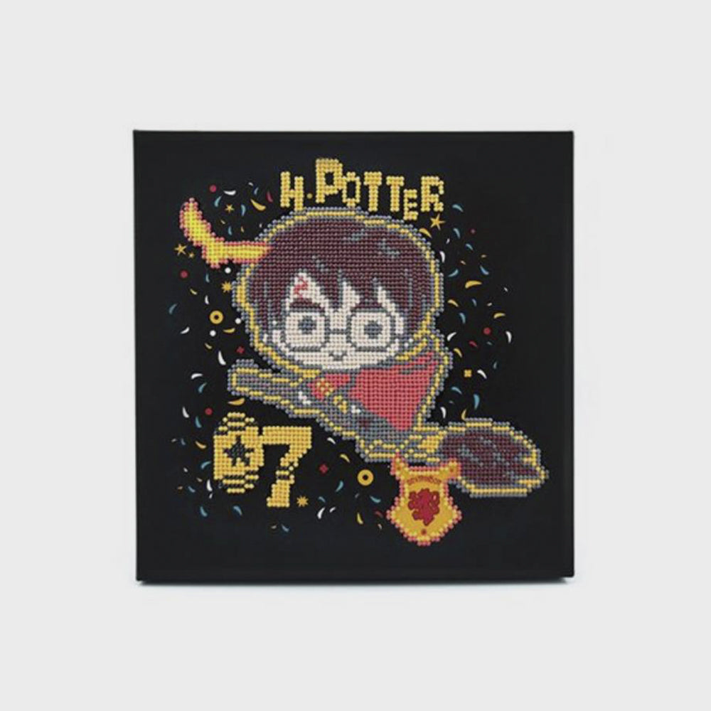 Diamond Painting Set Harry Potter mit farbigen Diamanten, Diamond Dotz