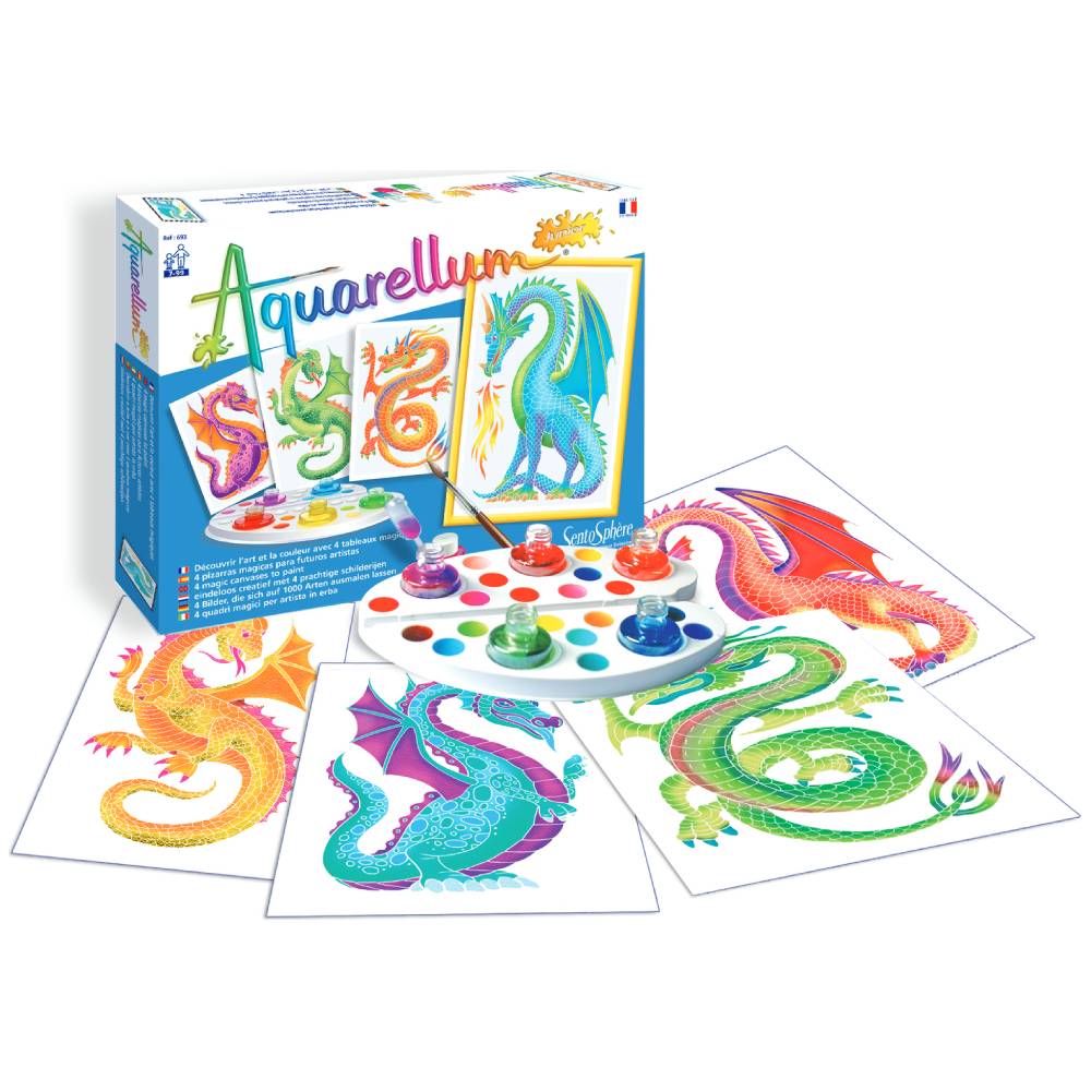 Aquarellum Kinder Drachen Set von Sentosphere (1)