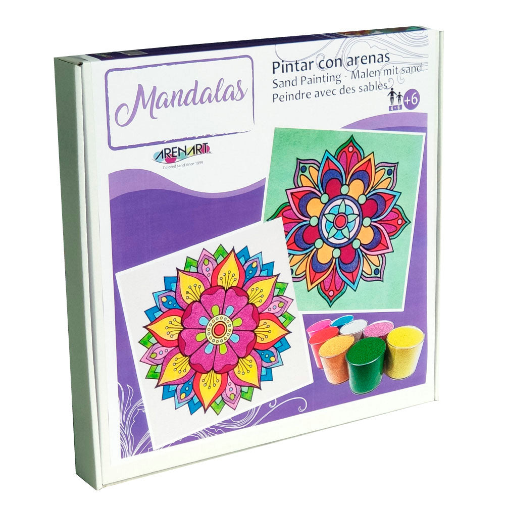 Set Malen mit Sand, Mandalas