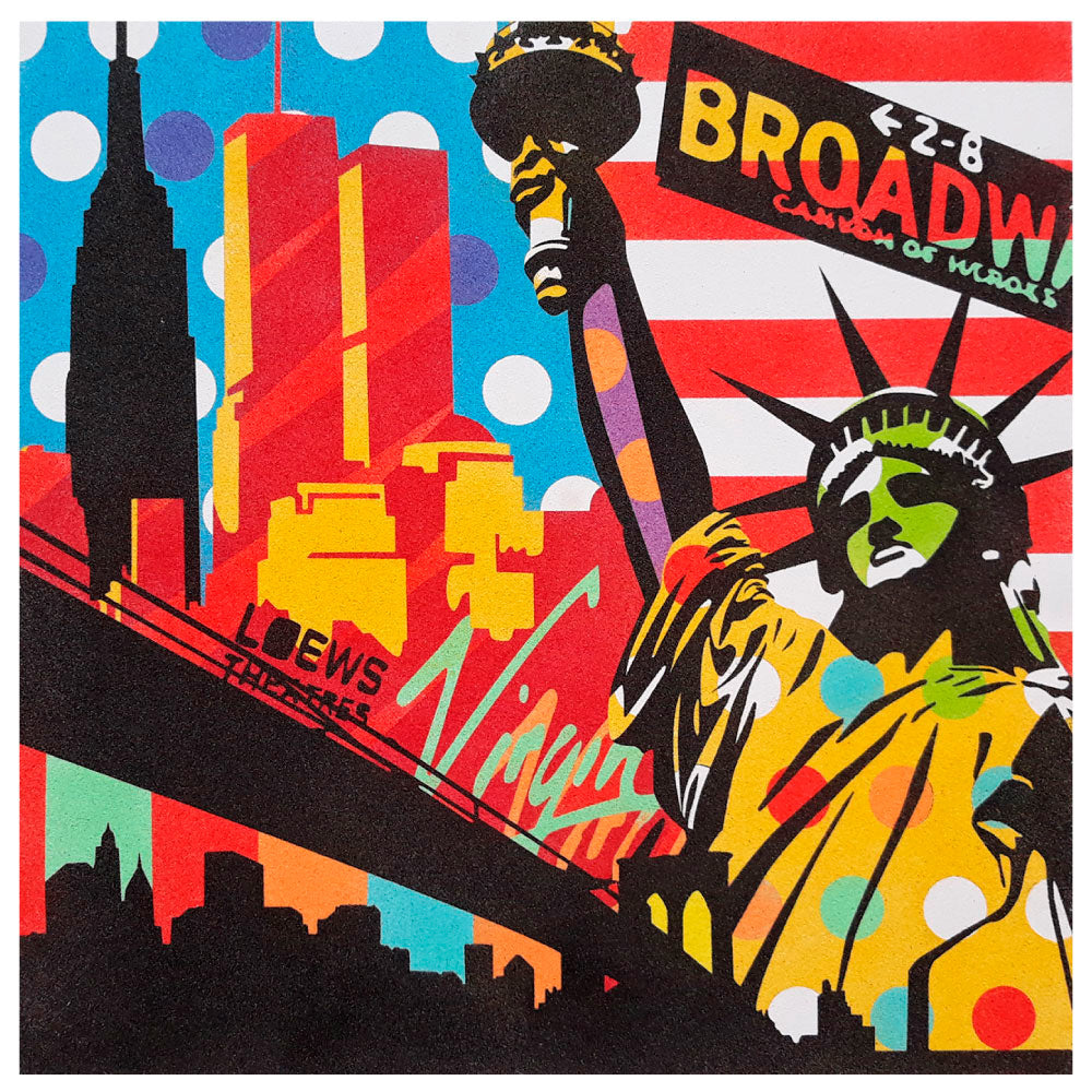 Set Malen mit Sand, New York Pop Art (3)