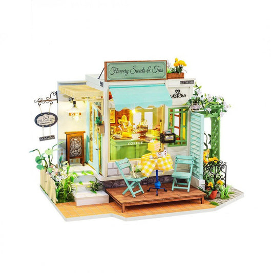 Miniaturhaus Florarer Teeladen von Robotime