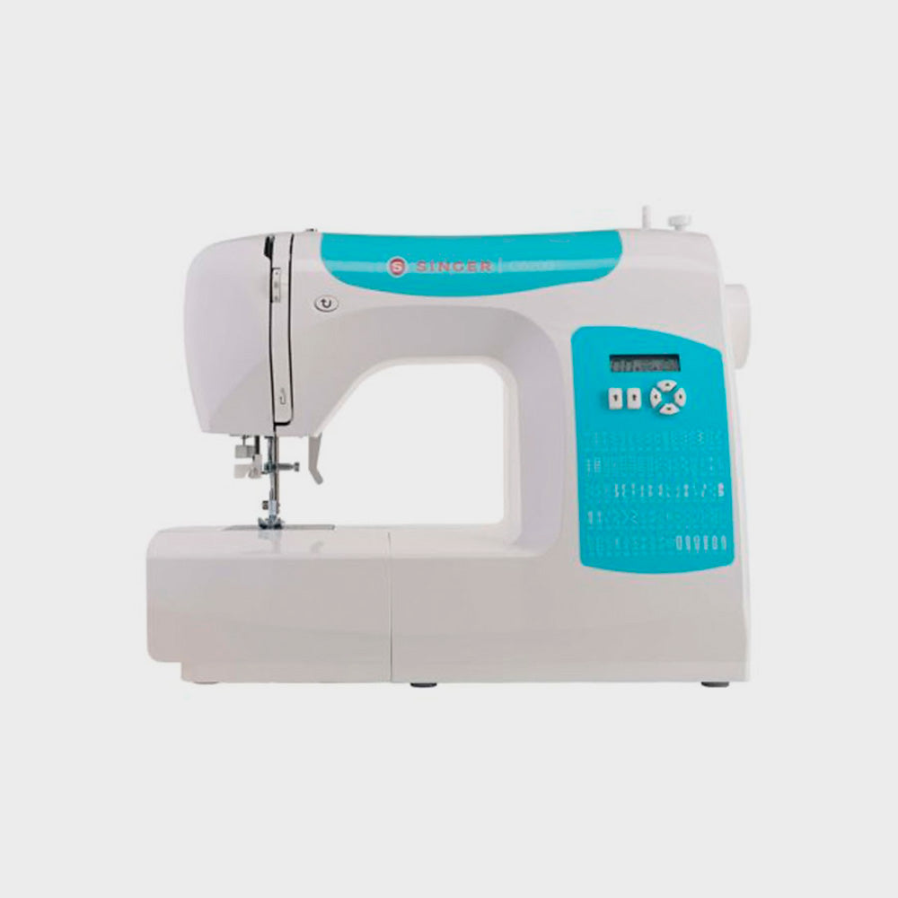 Elektronische Nähmaschine C5205 mit 80 Stichen von Singer in Blau