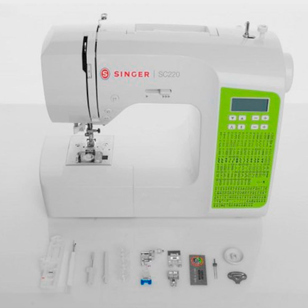 Elektronische Nähmaschine SC-220 mit 200 Stichen und 9 Knopflöchern von Singer (2)
